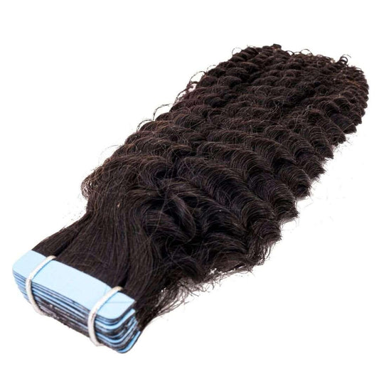 Afro Kinky Curly Tape-In Extensions - Arkeyia's Crown Xtensions
