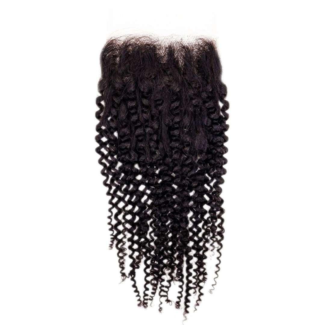 14 Afro Kinky Curly Closure - Arkeyia's Crown Xtensions